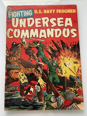 Fighting Undersea Commandos #3 (1952, Avon) Solid Copy!
