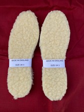 EXTRA WARM INSOLES  SIZE  5.X 2 Pair  THERMAL FLEECE WORK BOOTS SHOE SLIPPER UK