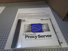 VINTAGE MICROSOFT PROXY SERVER VERSION 2.0--CD ROM--1996-1997--WITH KEY