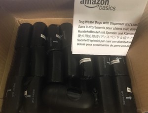 amazonbasics dog waste bags