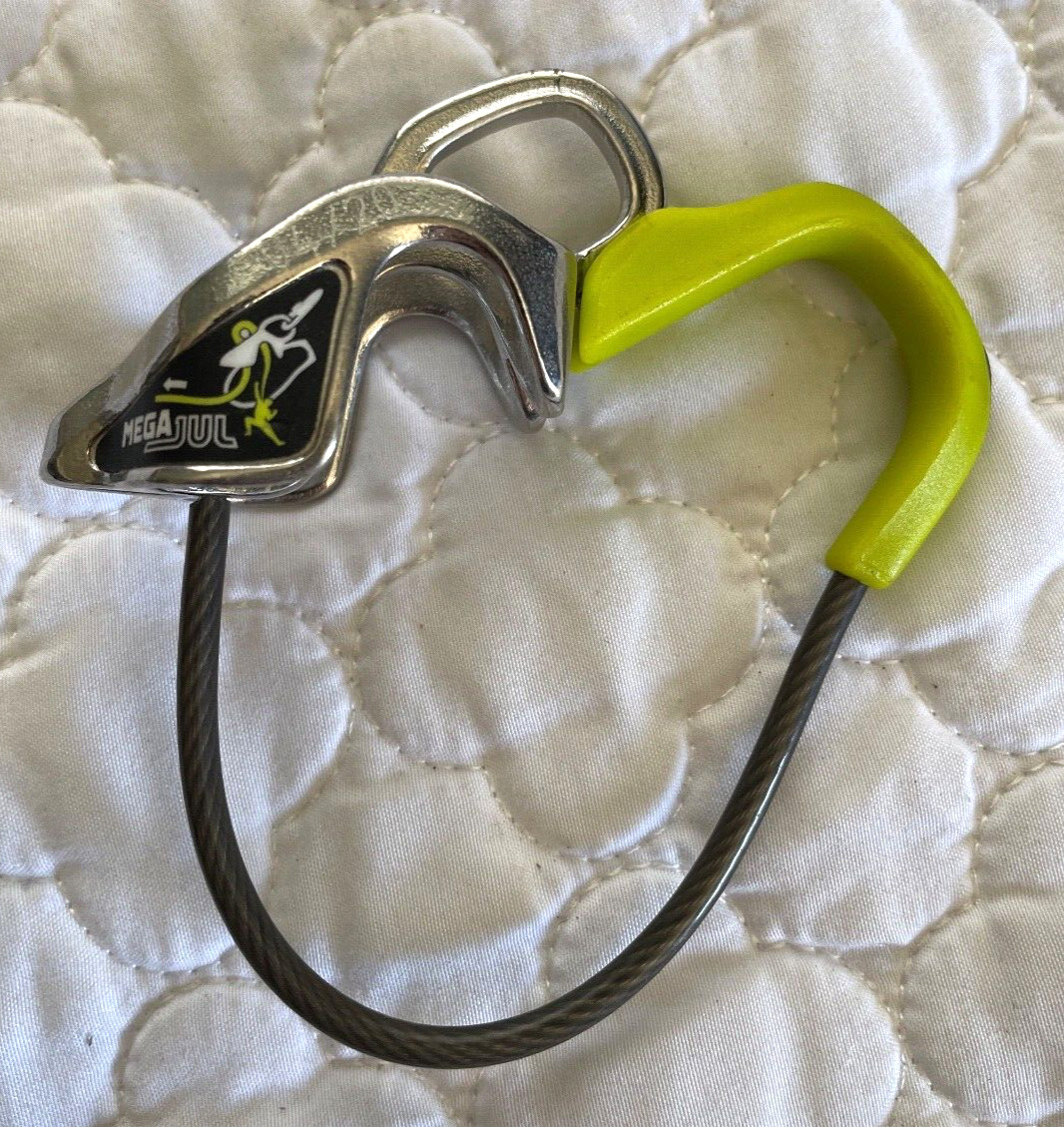 Dispositivo de aseguramiento asistido por freno de acero inoxidable Eldid Mega Jul