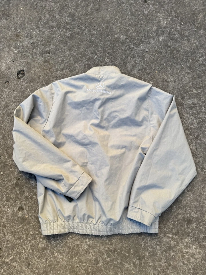 🏁Chaqueta de carreras Mercedes Benz Mobil 1 de dos caras talla: M Foto 2 de 4
