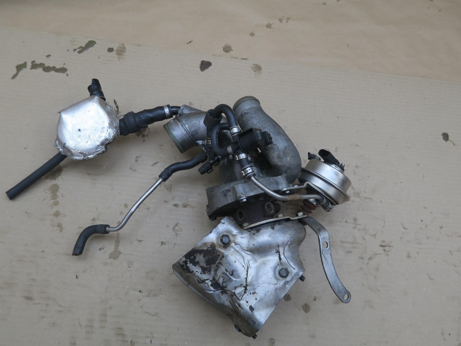 03-10 BENTLEY CONTINENTAL GTC GT FLYING SPUR 6.0L LEFT SIDE TURBOCHARGER ASSY