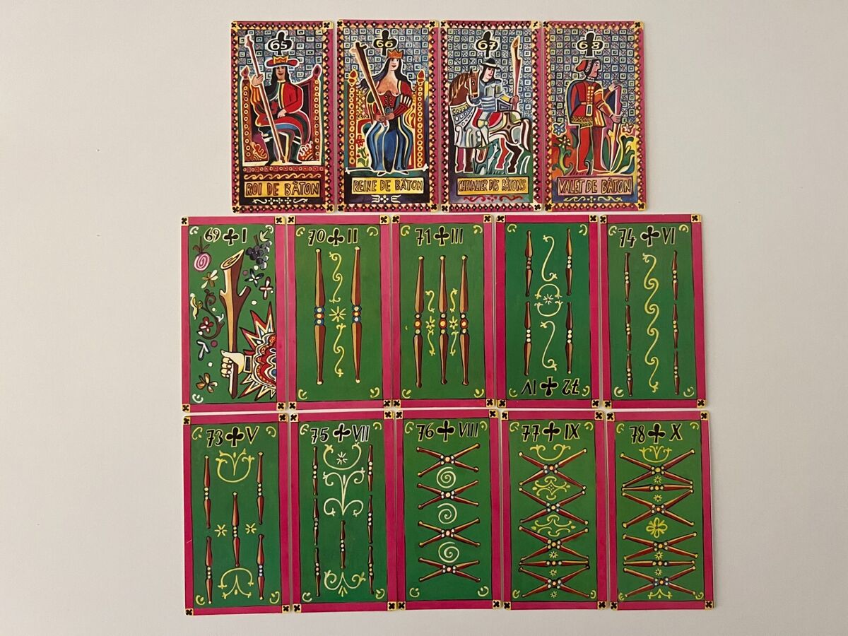 Vintage Piatnik Wien Tarot Card (1974) by Rudolph Pointer Vintage Piatnik Wien Tarot Card (1974) by Rudolph Pointer