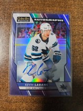2023-24 O-PEE-CHEE PLATINUM  KEVIN LABANC AUTOGRAPHS San Jose Sharks Auto