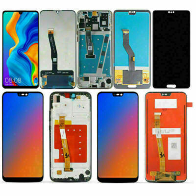 For Huawei P20 Lite/P30 Lite/Nova 3e /Nova 4e LCD Touch Screen Digitizer + Frame