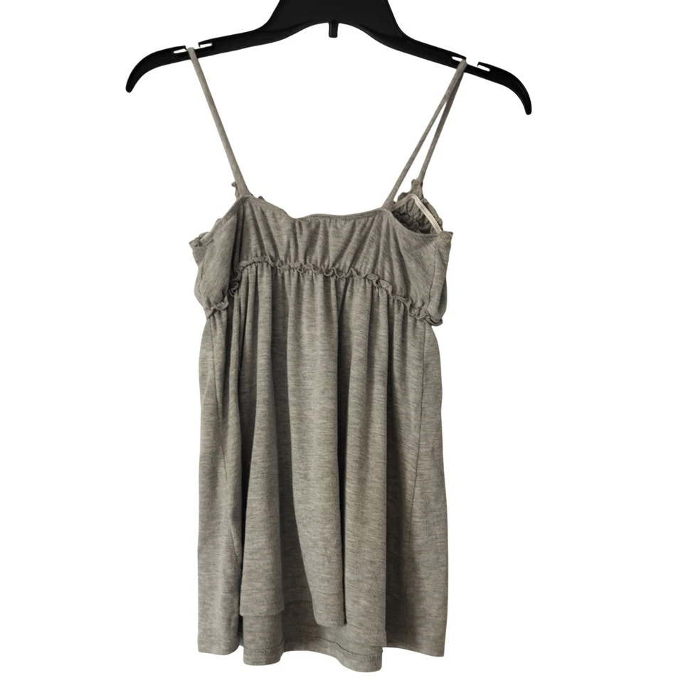 URBAN BEHAVIOR Tank Top Junior X-Small Gray Y2K - Image 2 of 4