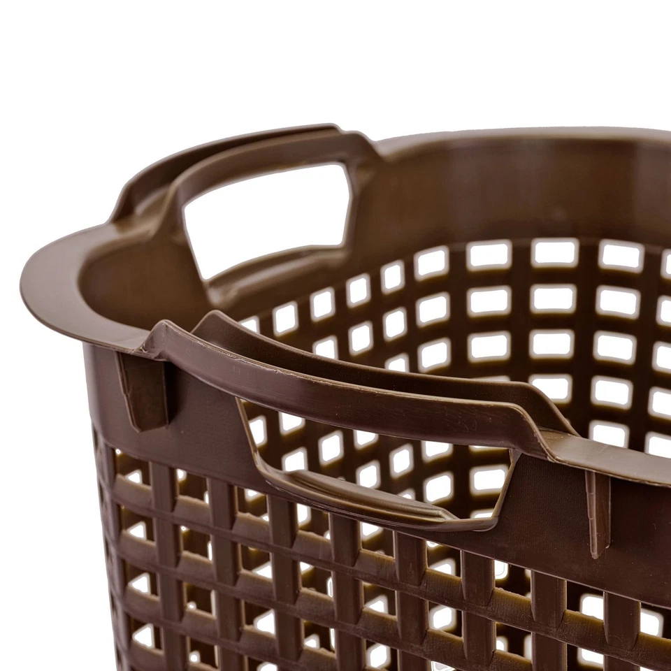 5x Obstkorb 25L Gartenkorb lebensmittelecht stapelbar Erntekörbe Kartoffelkorb - Bild 3 von 4