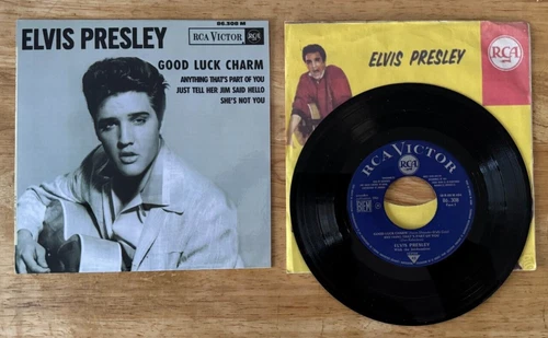 45 7" FRENCH EP ELVIS PRESLEY GOOD LUCK CHARM