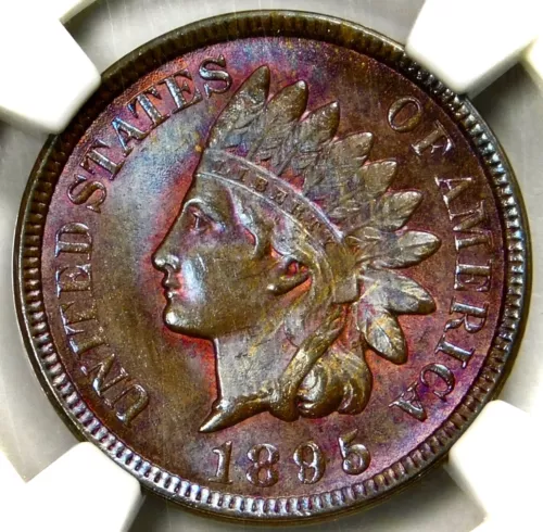 🤎💜🔥💃🔥😍NGC MS64 BN 1895 INDIAN HEAD CENT