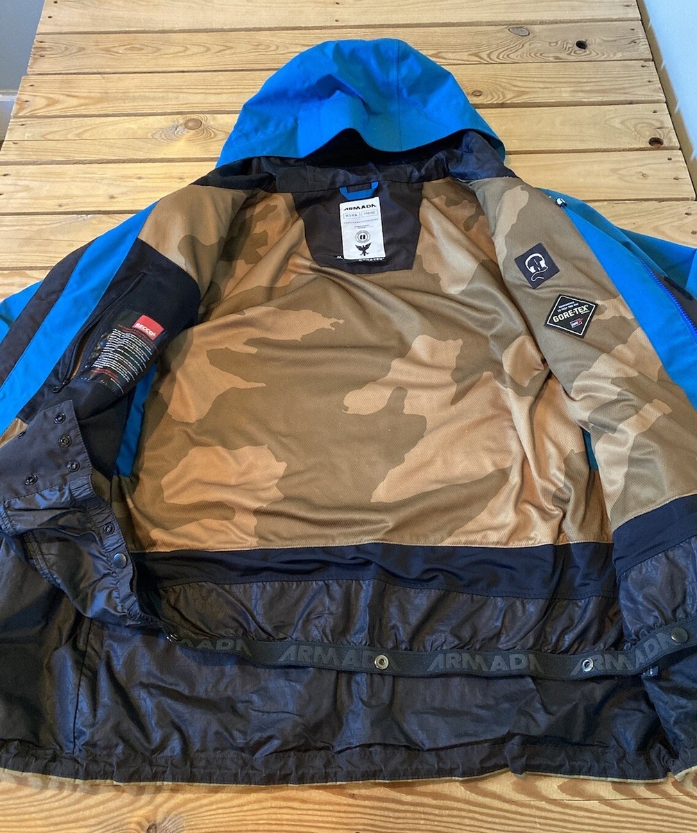 ARMADA GORE-TEX ウィンタージャケット Mサイズ Armada Men's Full zip Hooded Gore Tex Ski Snowboard Jacket
