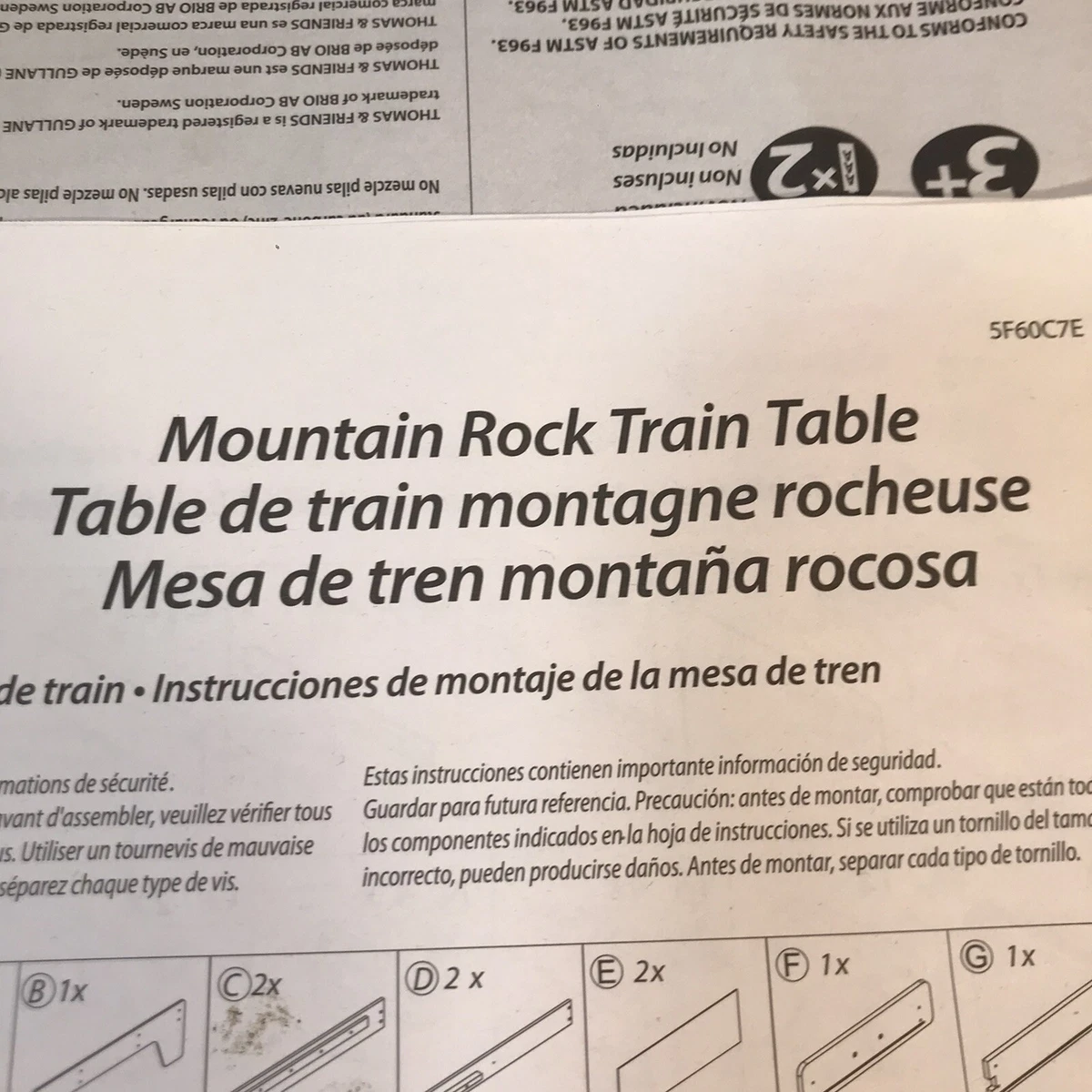 Universe of imagination sales mountain rock train table