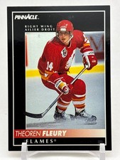 1992-93 Pinnacle #125 Theoren Fleury Calgary Flames