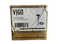 VIGO VG07000ARB Vessel Bathroom Sink Pop-up Drain Antique Rubbed Bronze