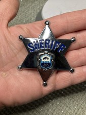 Souvenir sheriff badge SeaWorld