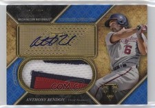2017 Triple Threads Unity Jumbo Relics Sapphire /10 Anthony Rendon Auto x6n