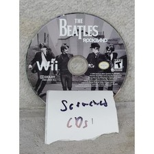 The Beatles Rock Band Nintendo Wii Video Game Disc Only MTV Games 2009 4.75"
