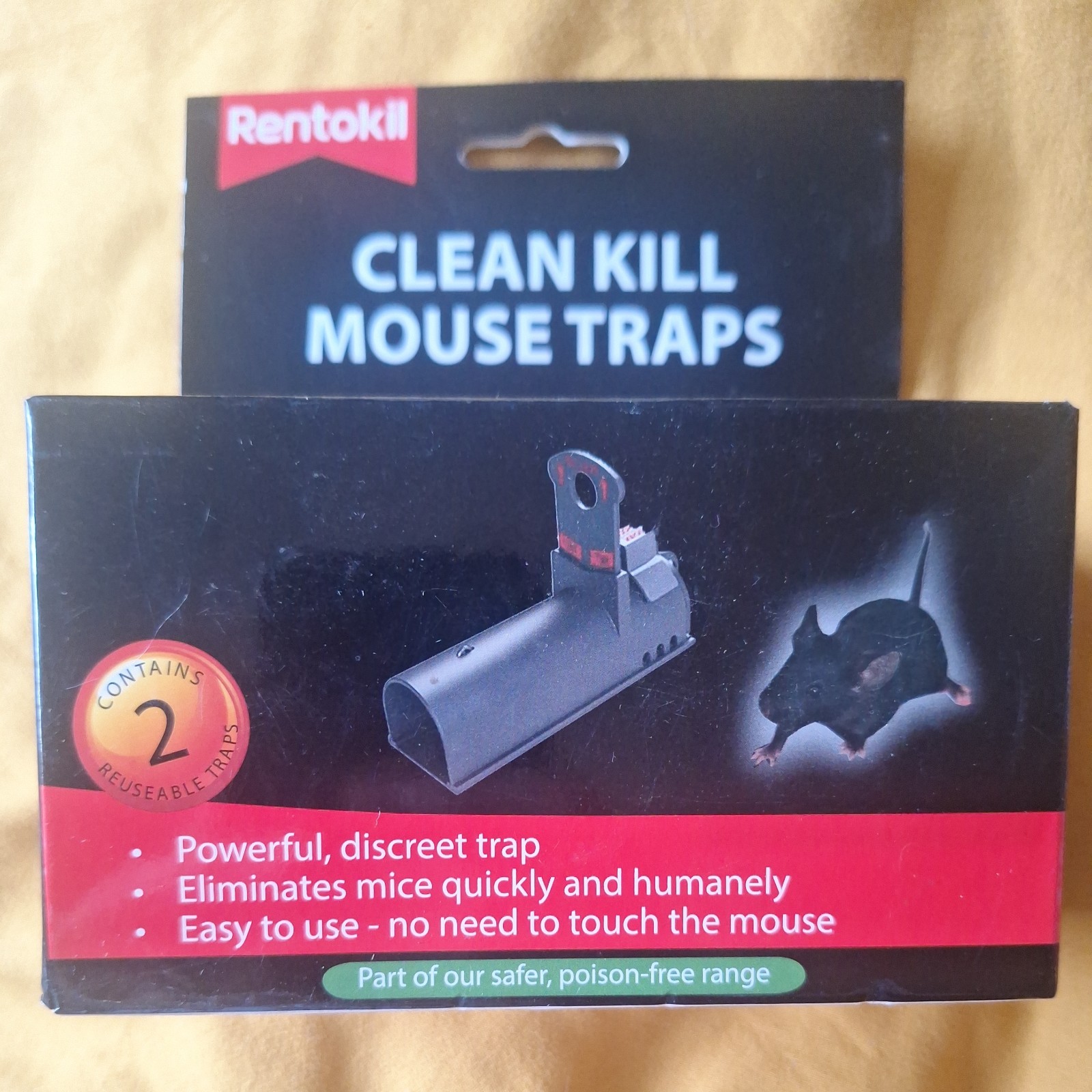 Rentokil Clean Kill Mouse Traps