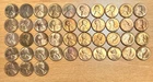 43 GEM MS/BU+++ RED RB Lincoln Wheat Cent Set Collection Lot 1942-1958 PDS 1944+
