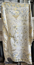 ETRO Milano 100 silk scarf - bees / butterflies / flowers - beige - 36" x 36"