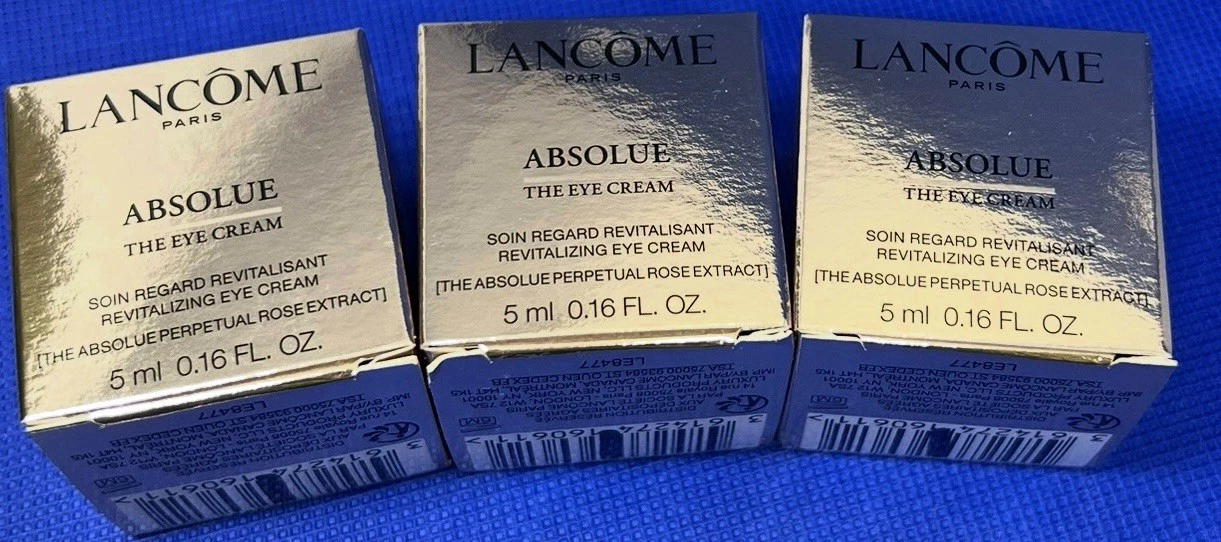 Lancome Absolue The Eye Cream 3*0.16oz/5ml (=15ml) NIB