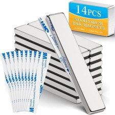 14 Neodymium Bar Magnets Rare Earth Rectangle Heavy Duty Powerful 60X10X3Mm