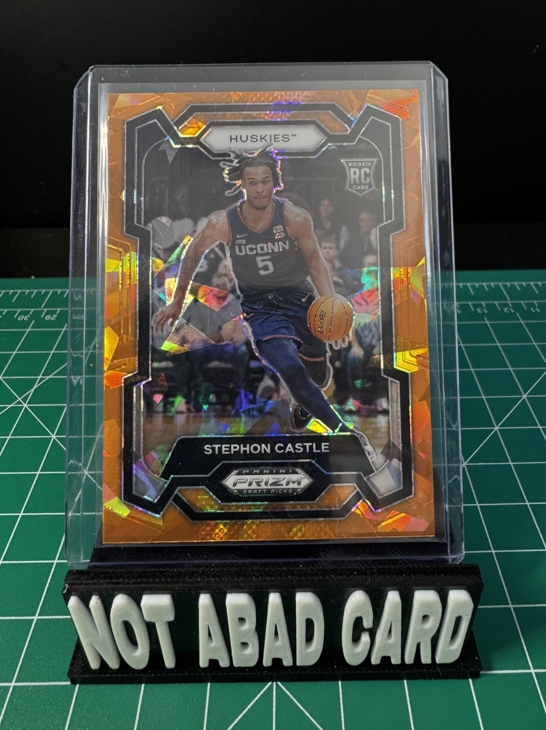 2024-25 Panini Prizm Draft Picks - Stephon Castle #17 Orange Ice Prizm (RC)