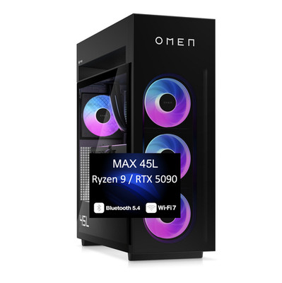 HP OMEN AMD Ryzen 9 9900X3D 64GB RAM 1TB SSD RTX 5090 Windows 11 Pro
