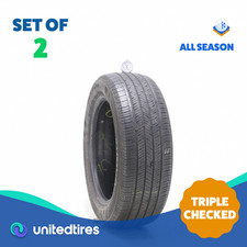 Set Of 2 Used 20555r16 Kumho Solus Ta31 91h - 5.532