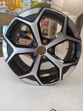 1x Ford Puma Alloy Wheel 17" 5-Spoke Design Absolute Black R1tc-1007-a1a. (2)