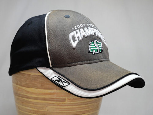 Saskatchewan Roughriders 2007 Grey Cup Champions Reebok CFL Baseball Hat OSFA - Picture 3 of 12