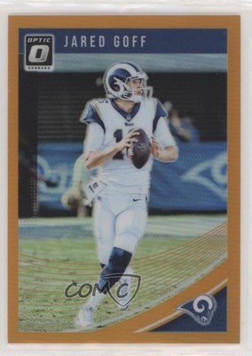 2018 Donruss Optic Orange Prizm /199 Jared Goff #52 no9