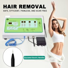 NEW Electrolysis System permanent Hair Removal Machine Electric With 10 Needles