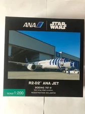 ANA 1/200 B787-9 Star Wars Jet Model Plane - New, No WiFi Radome, Rare