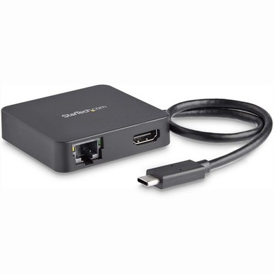 StarTech USB C Multiport Adapter - Portable USB-C Mini Dock 4K HDMI Video - Giga