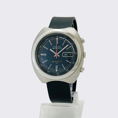 Wristwatch SEIKO 5 Sports Speed ??Timer 7017-6040 Automatic Antique USED
