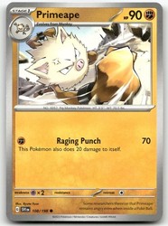 Primeape 108/198 Scarlet & Violet Base Set