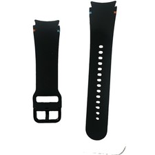 Samsung Galaxy Watch 4 5 6 Series 20mm Width Original Silicone Sport Band Black