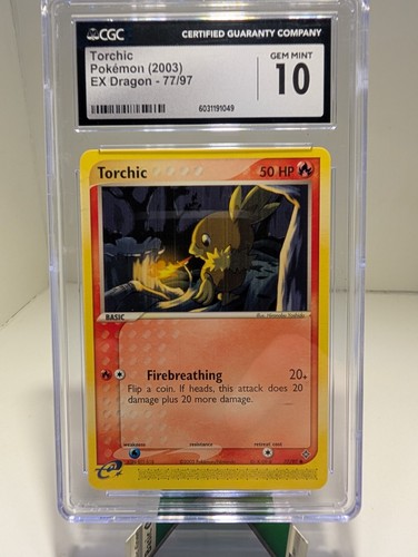 Torchic graded CGC 10 for sale on eBay