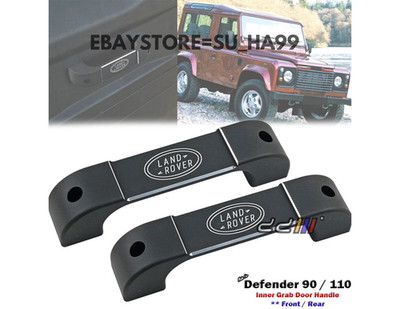 Fit For Land Rover Defender 90 110 2pcs Aluminum Interior Inner Door Grab Handle
