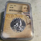 1961 ~ FRANKLIN HALF DOLLAR ~ NGC PF68 (We The People LABEL)
