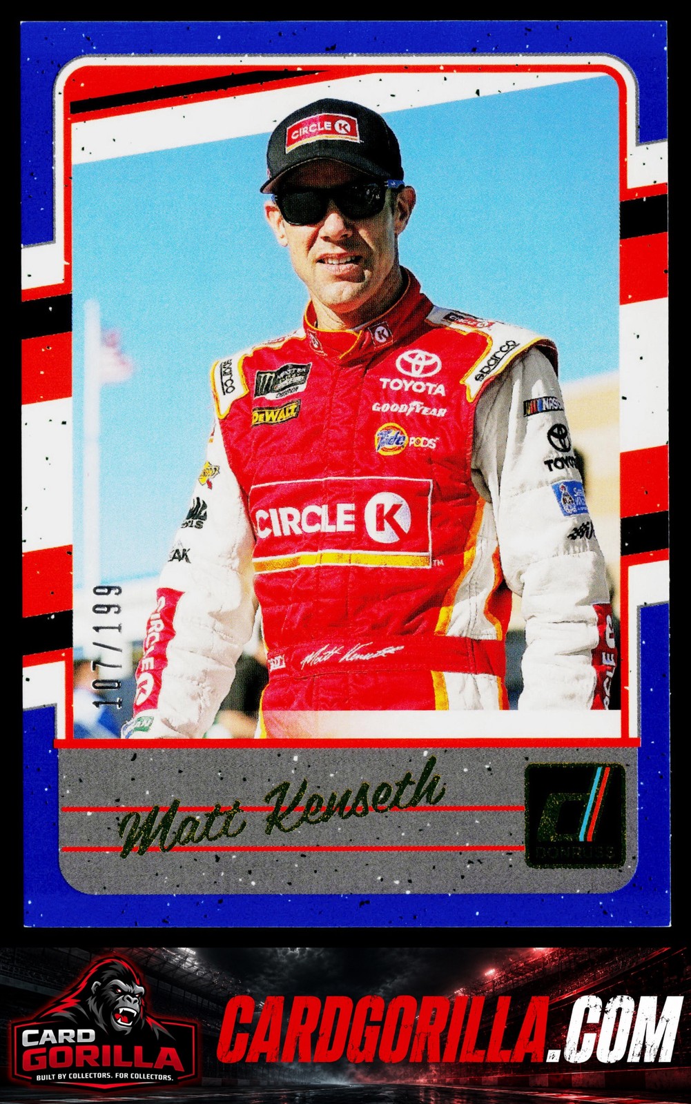 2026 Donruss #123 Matt Kenseth Blue #/199
