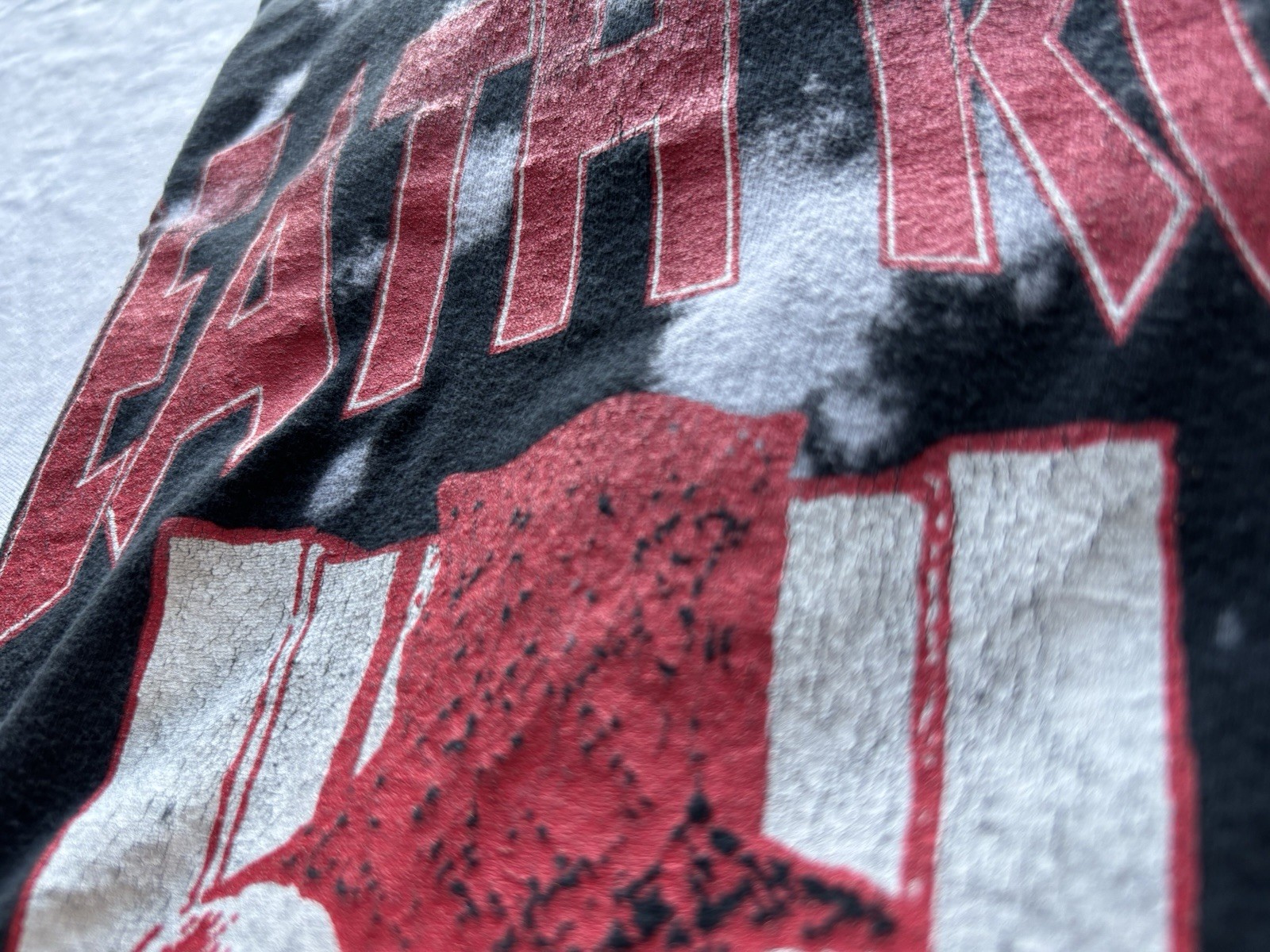 FILA DEATH ROW RECORDS Ripple Junction Tie Dye Rap Retro Logo T Shirt Uomo 3XL