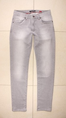 Roy Robson Herren Jeans W32 L34 Grau Slim Stretch 41x86x114x17 cm