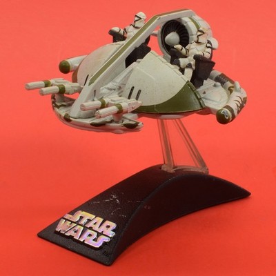 Star Wars Titanium Die Cast Republic Swamp Speeder Green Deco As Shown E33