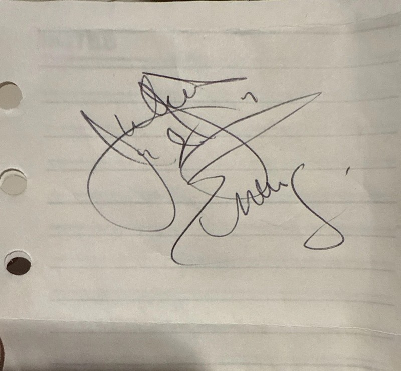 JULIUS ERVING SIGNED “DR. J” Signed Autograph Cut In- Person Rare Black