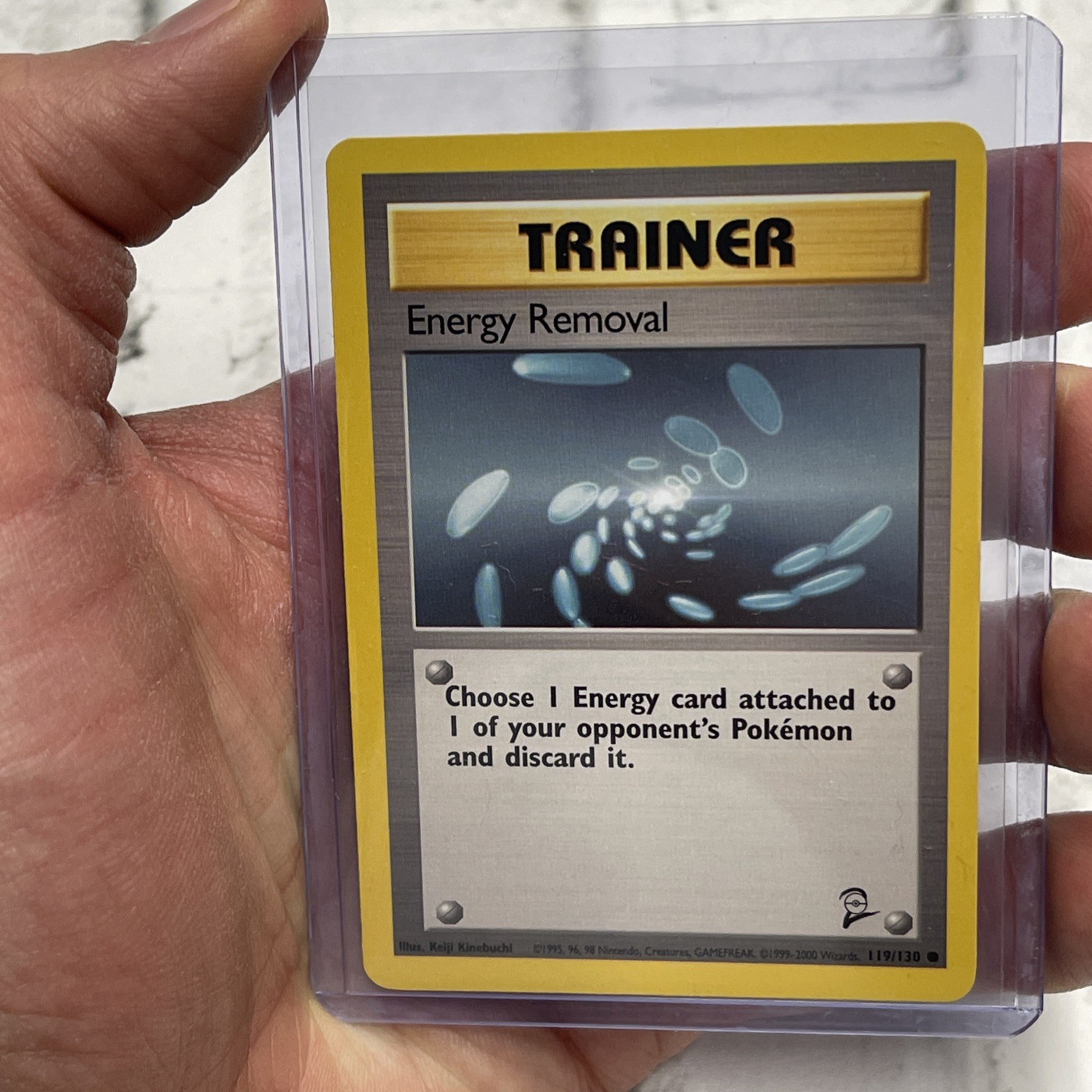 Energy Removal 119/130 Common | Base Set 2 | Pokemon Card NM Near Mint Pokémon