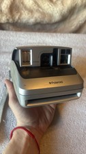 Polaroid One600 Vintage Instant Camera Silver Classic Design Film Photography