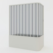 BOX DOCCIA 70x170 CM SOPRA VASCA PVC A SOFFIETTO APERTURA LATERALE H 150