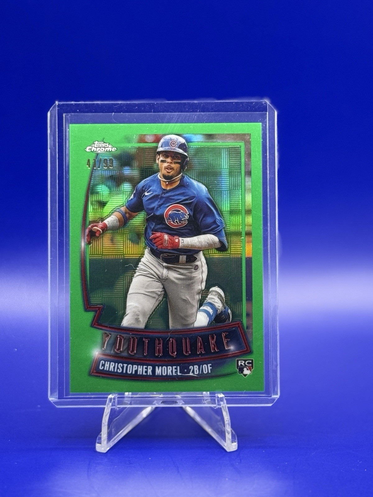 2023 Topps Chrome Youthquake Green Refractor /99 Christopher Morel Rookie RC